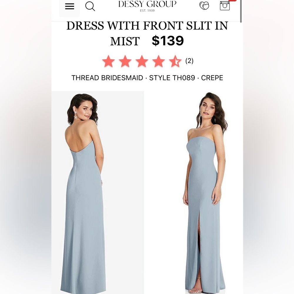 Brand new with tags bridesmaid dress!